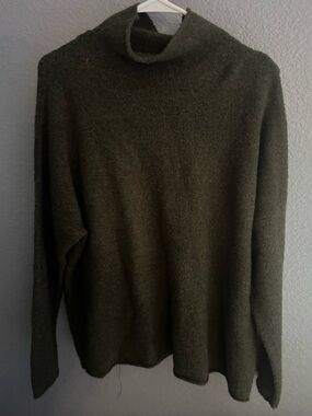French Connection Olive Turtleneck Sweater